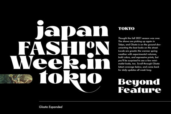 Glosta Font - Preview 5