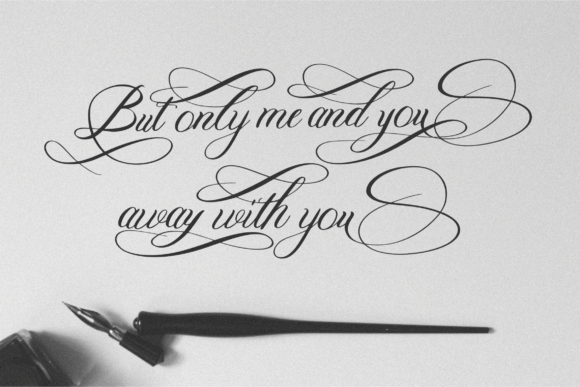 Holdywood Font PNG with transparent background - Preview 4