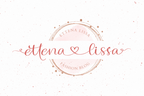 Lovely Melany Font PNG with transparent background - Preview 1