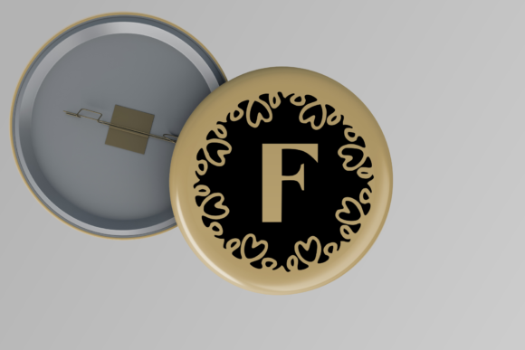 Monogram Love Shadow Font PNG with transparent background - Preview 1