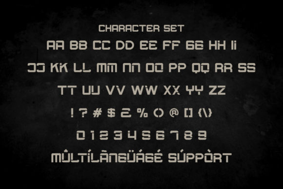 Motocars Font PNG with transparent background - Preview 3