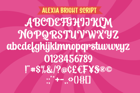 Alexia Bright Font - Preview 2