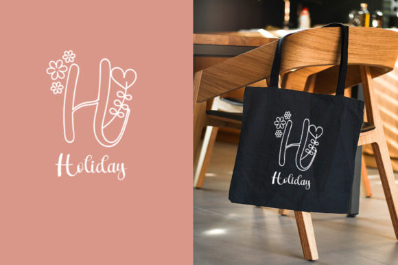 Alissa Monogram Font - Preview 2