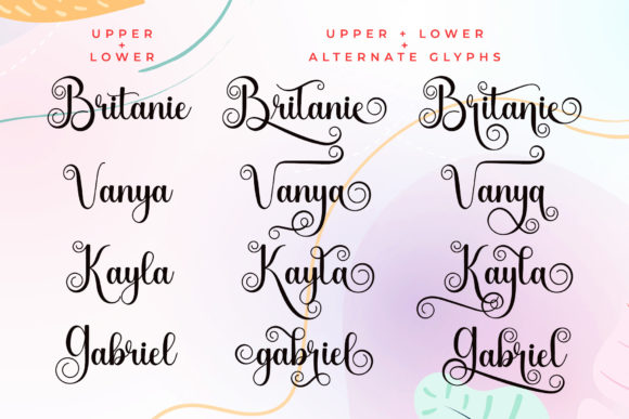 Aliyah Script Font - Preview 1
