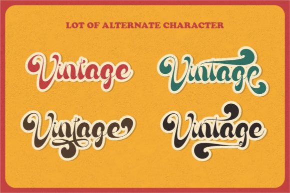 Antique Vignette Font - Preview 4