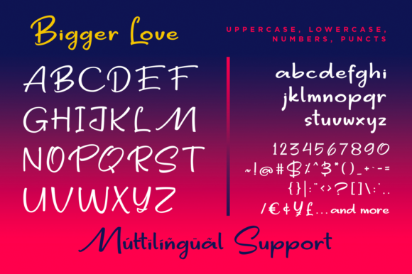 Bigger Love Font - Preview 5