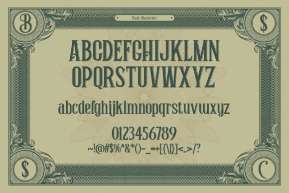 Billy Money Font - Preview 2