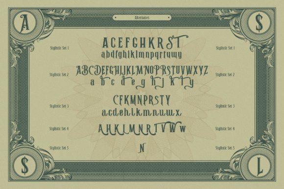 Billy Money Font - Preview 5