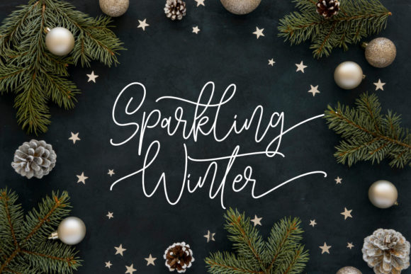 Blissful Christmas Font - Preview 4