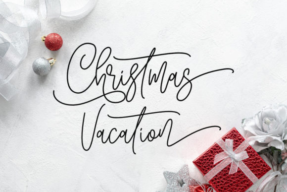Blissful Christmas Font - Preview 5