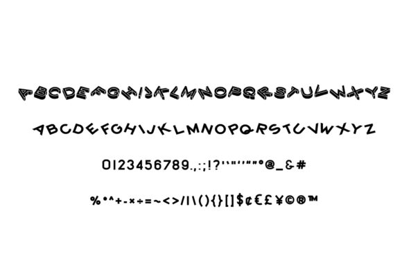Block3D Bold Font - Preview 3