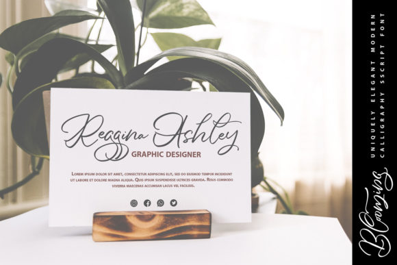Blooming Font - Preview 3