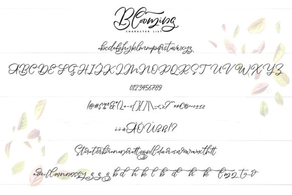 Blooming Font - Preview 4