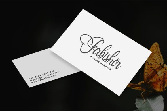 Butterfly Font - Preview 1