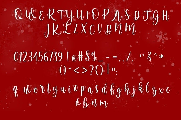 Christmas Love Font - Preview 1