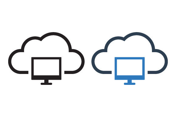 Cloud Computer Icon