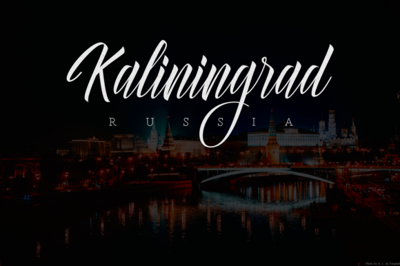 Delphin Spring Font PNG with transparent background - Preview 2