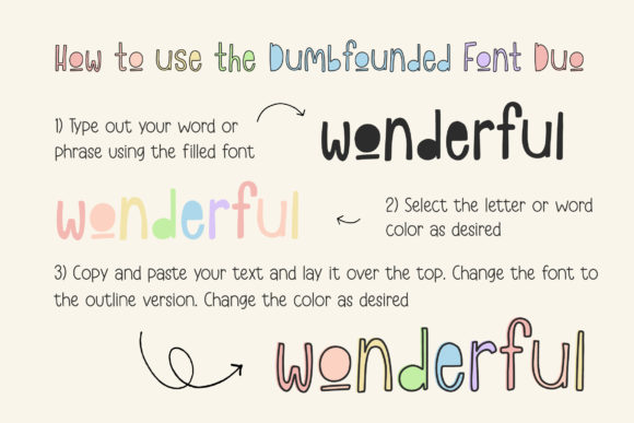 Dumbfounded Duo Font - Preview 4