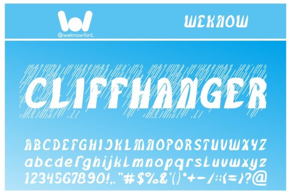 Frozen Ice Font - Preview 1