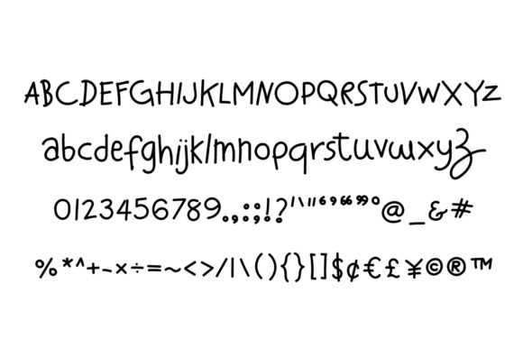 Grade 5 Font - Preview 2