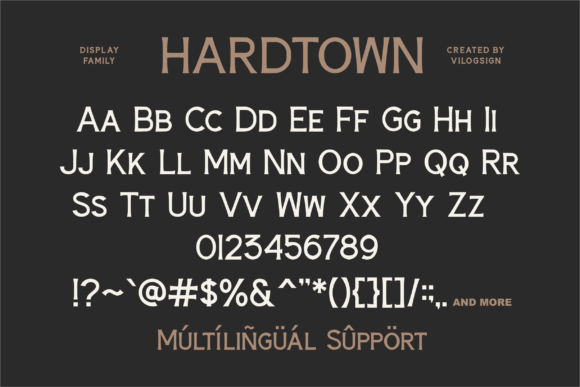Hardtown Font - Preview 5