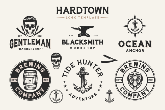 Hardtown Font - Preview 6