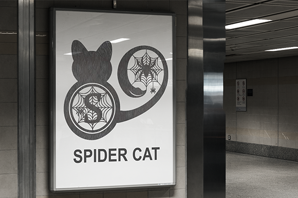 Haunted Cat Spider Font PNG with transparent background - Preview 3
