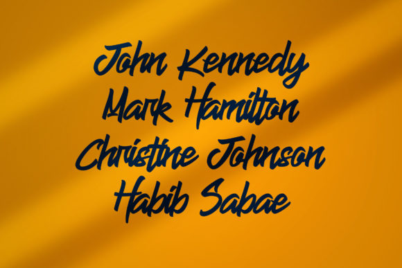 Jump Streets Script Font PNG with transparent background - Preview 3