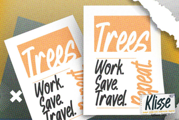 Klisse Font PNG with transparent background - Preview 1