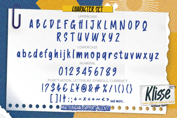 Klisse Font PNG with transparent background - Preview 5