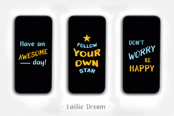 Laillie Dream Font PNG with transparent background - Preview 1