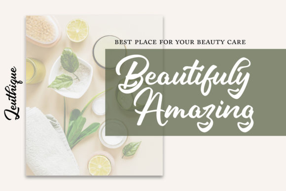 Leuthique Font PNG with transparent background - Preview 1