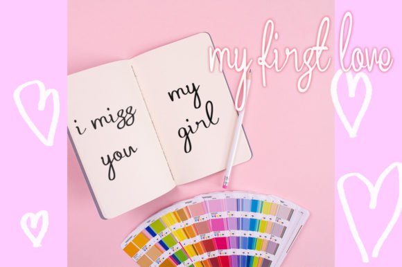 Lili Girl Font PNG with transparent background - Preview 4