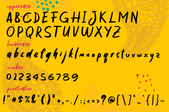 Lost Star Font PNG with transparent background - Preview 1