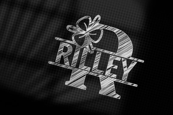 Molly Monogram Font PNG with transparent background - Preview 2