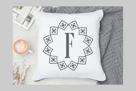 Monogram Gosvi Font PNG with transparent background - Preview 1