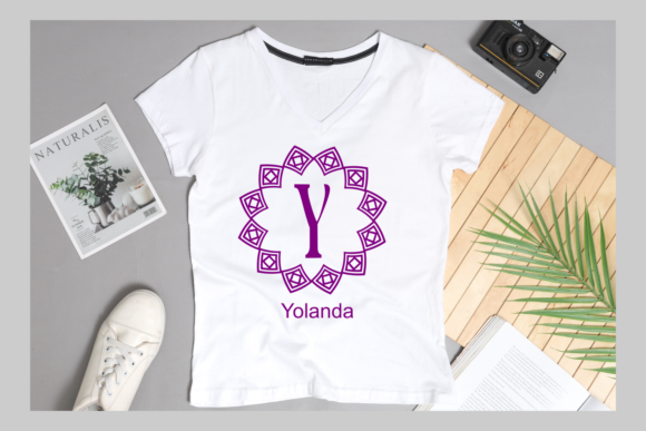 Monogram Gosvi Font PNG with transparent background - Preview 2