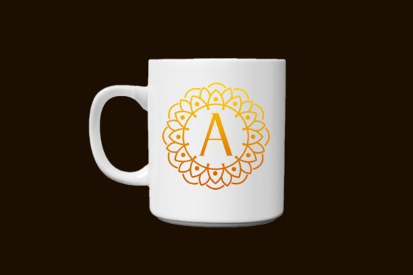 Monogram Line Font PNG with transparent background - Preview 4