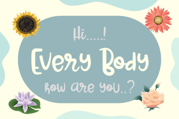 Nemukien Dream Font PNG with transparent background - Preview 1