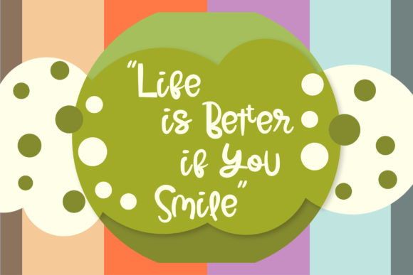 Nemukien Dream Font PNG with transparent background - Preview 2