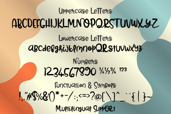 Nemukien Dream Font PNG with transparent background - Preview 4