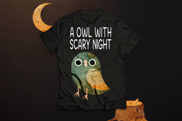 Night Owl Font PNG with transparent background - Preview 2