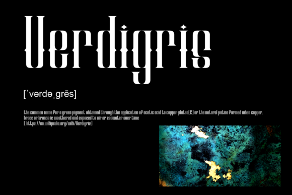 Patinas Pointed Font PNG with transparent background - Preview 4