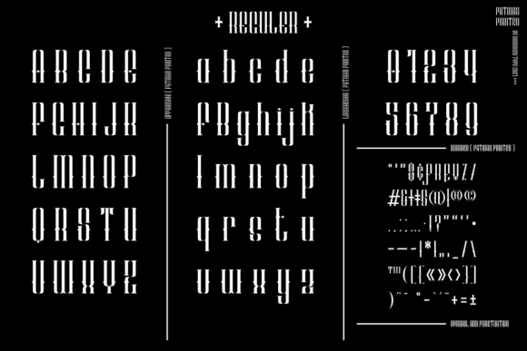 Patinas Pointed Font PNG with transparent background - Preview 6