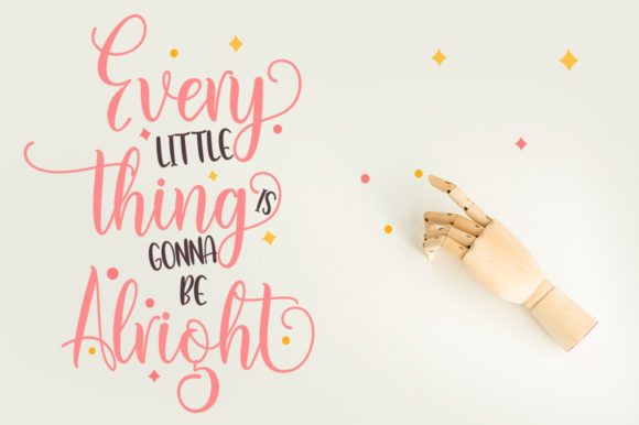 Pinky Love Font Duo Font PNG with transparent background - Preview 1