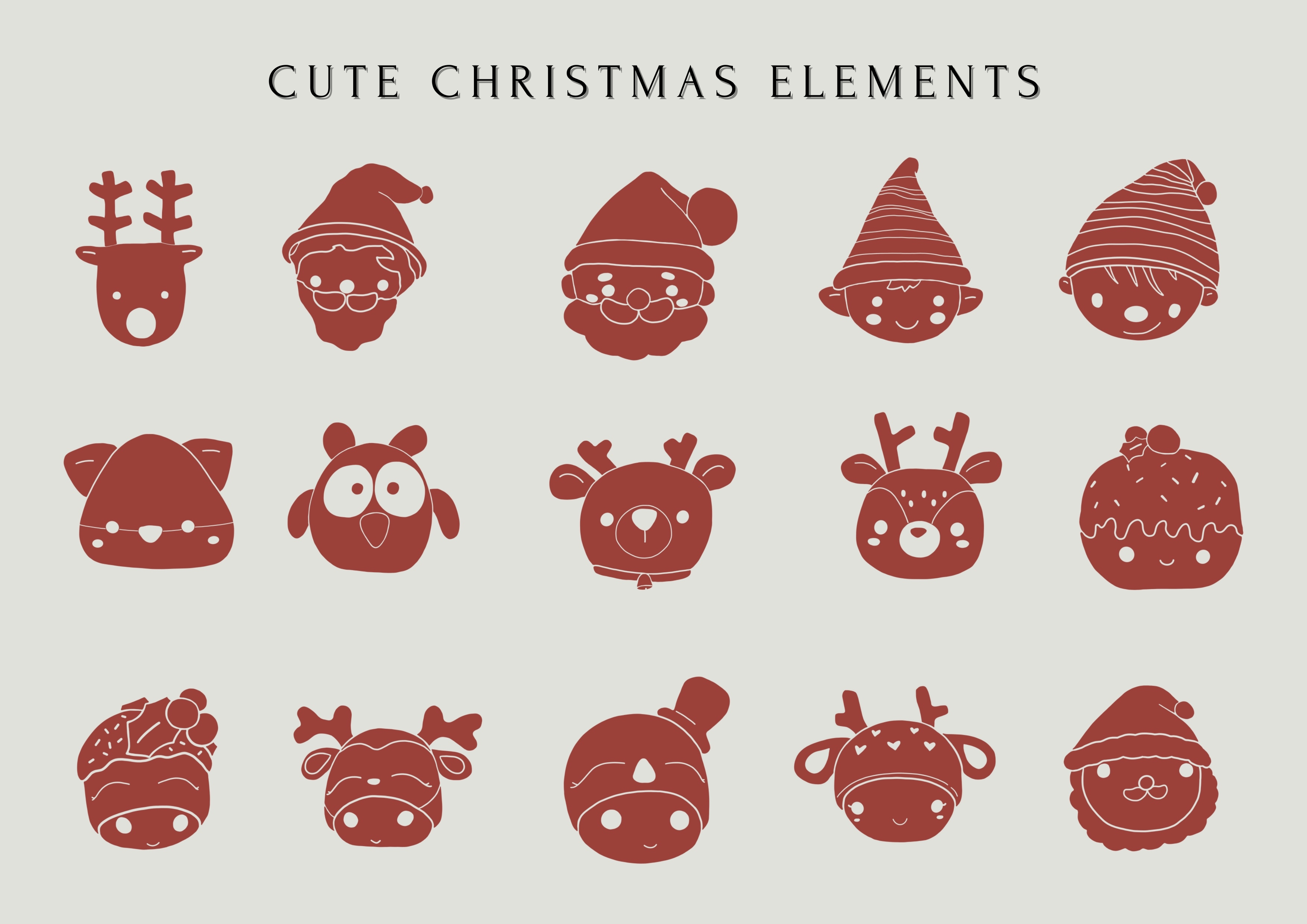 Procreate Stamps Brushes Cute Christmas - photo 3