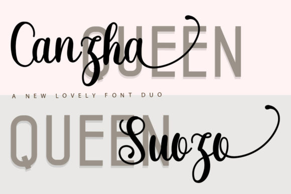 Queen Beauty Font PNG with transparent background - Preview 2