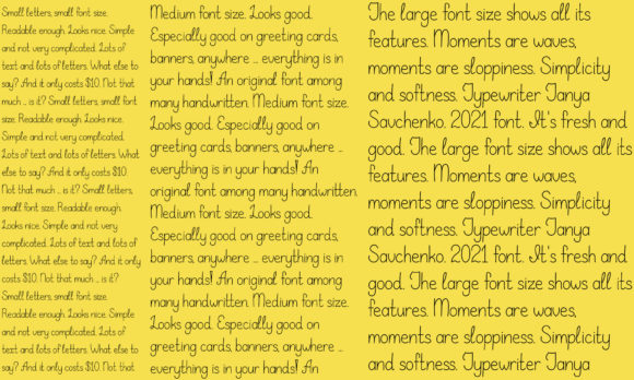 Qundart - Simple Handwritten Font PNG with transparent background - Preview 2