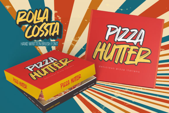 Rolla Cossta Font PNG with transparent background - Preview 1