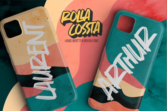Rolla Cossta Font PNG with transparent background - Preview 2